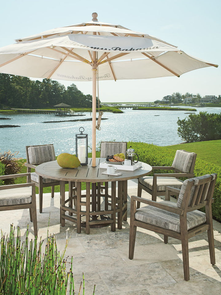Alfresco Living - Umbrella - Canvas - White