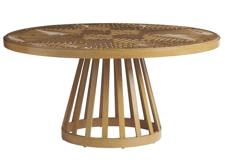 Los Altos Valley View - Round Dining Table - Light Brown