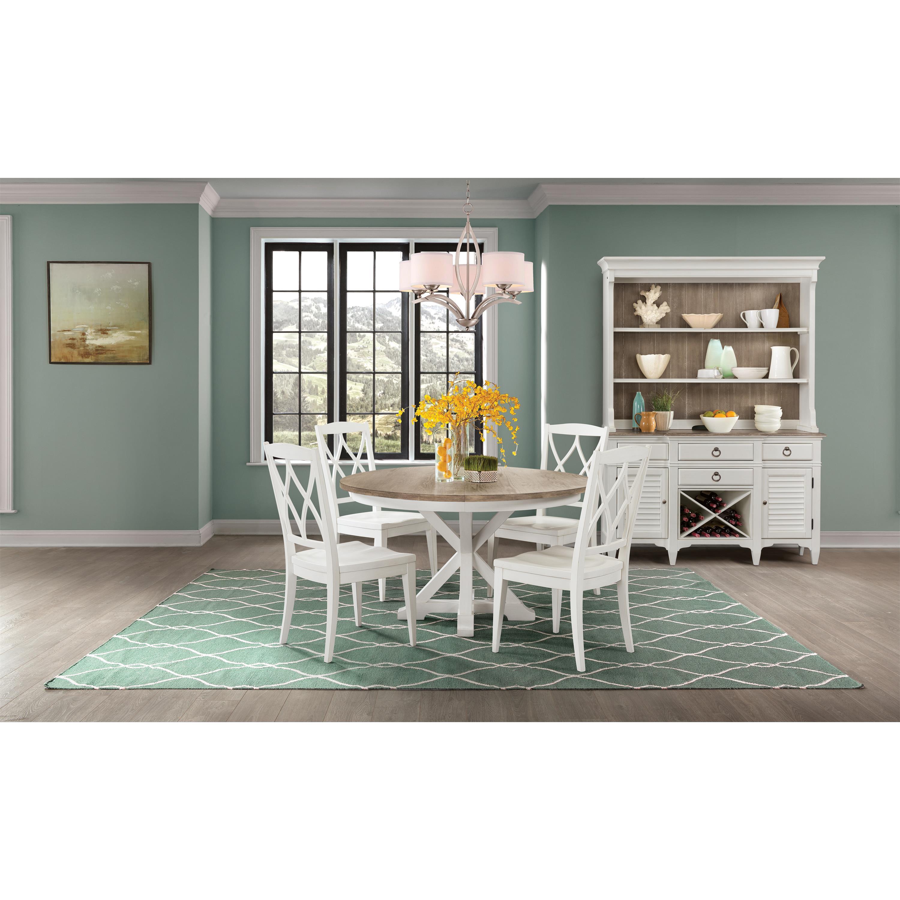 Myra - Round Dining Table - Paperwhite