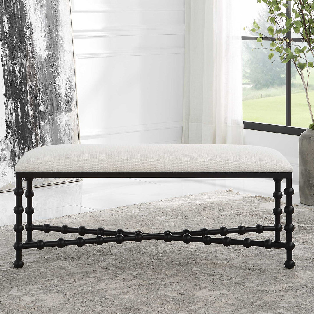 Iron Drops - Cushioned Bench