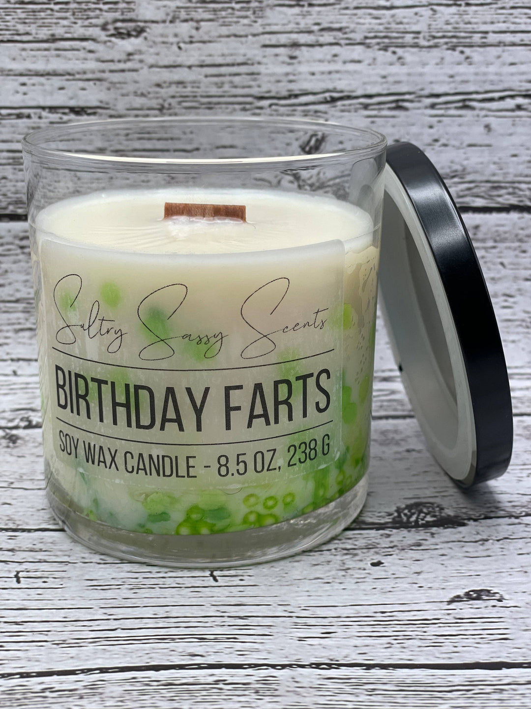 Birthday Farts - Soy Wax Candle: Blue