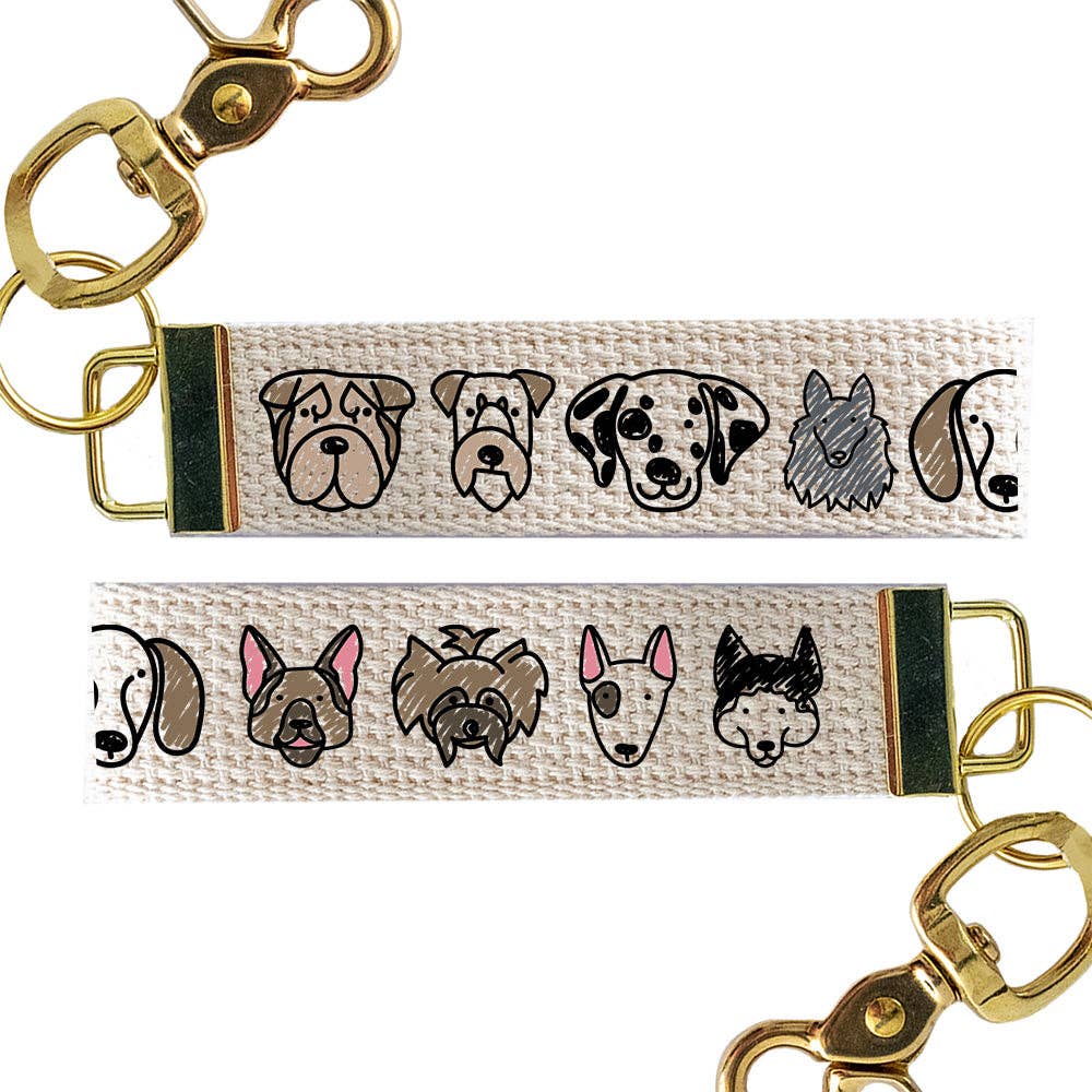 Dog's Face Keychain