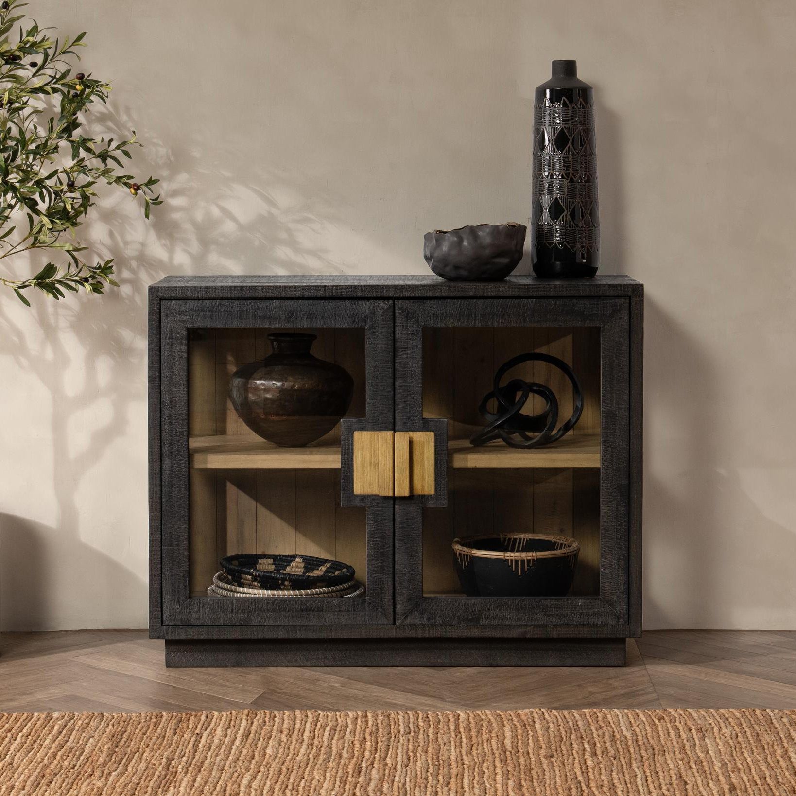 Larson - Reclaimed Pine 2 Door Cabinet