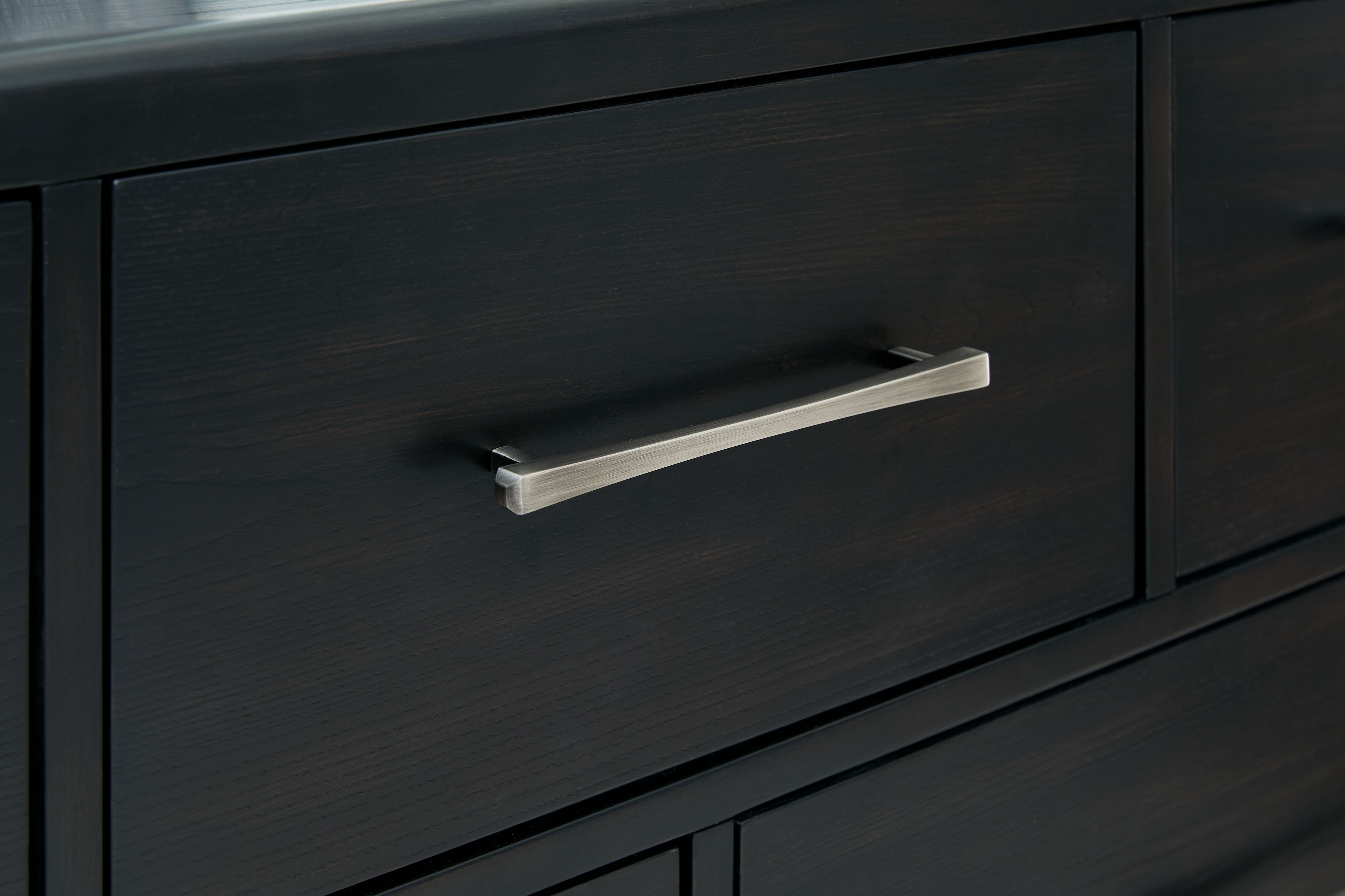 Rowanbeck - Dresser And Mirror - Black