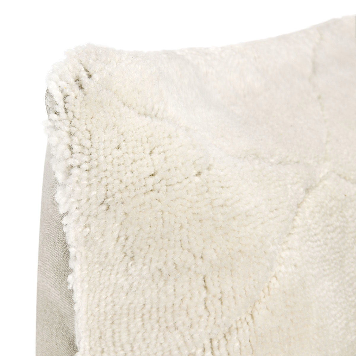 Renewed - 22" x 22" RN Mercer Pillow - Ivory
