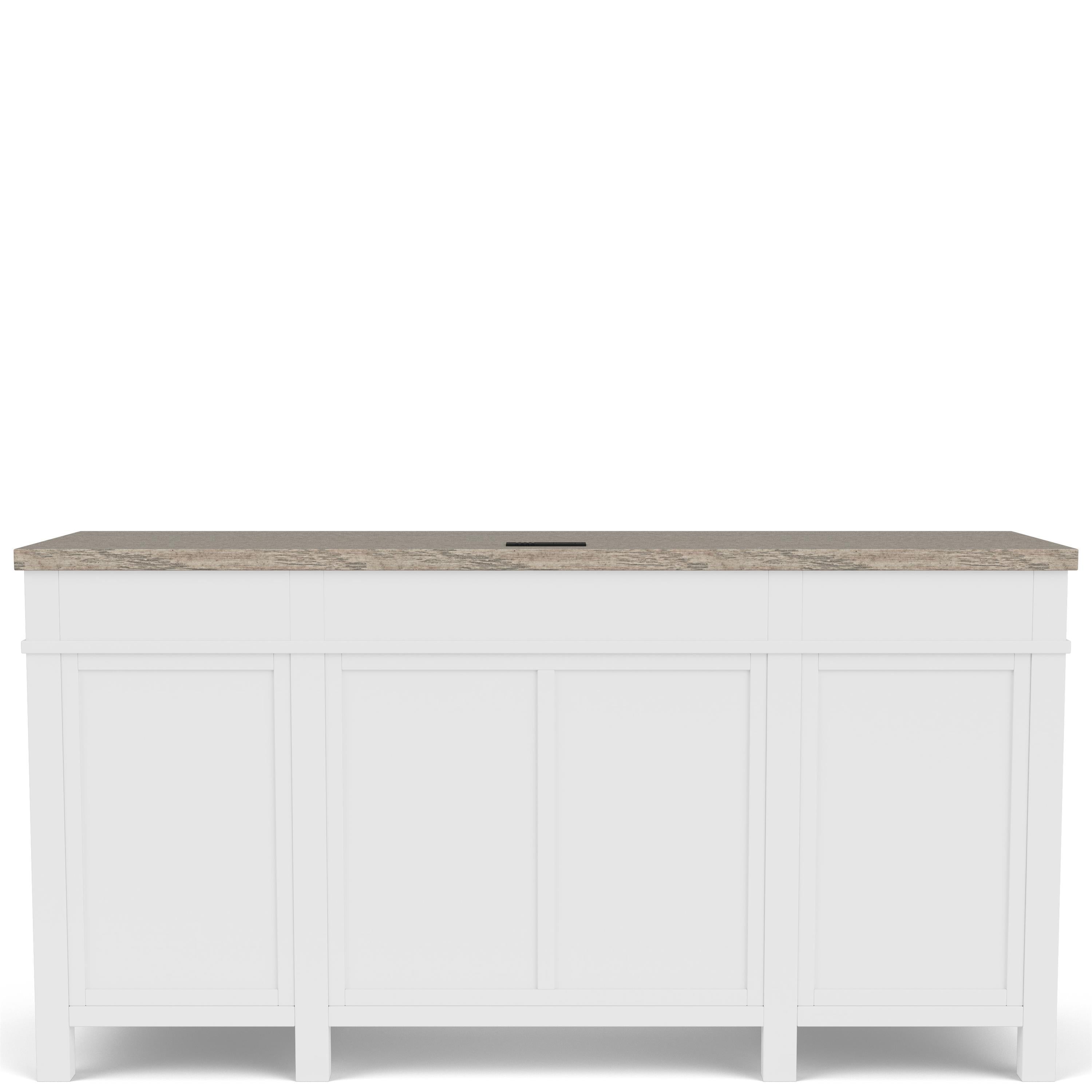 Finn - Executive Desk - White