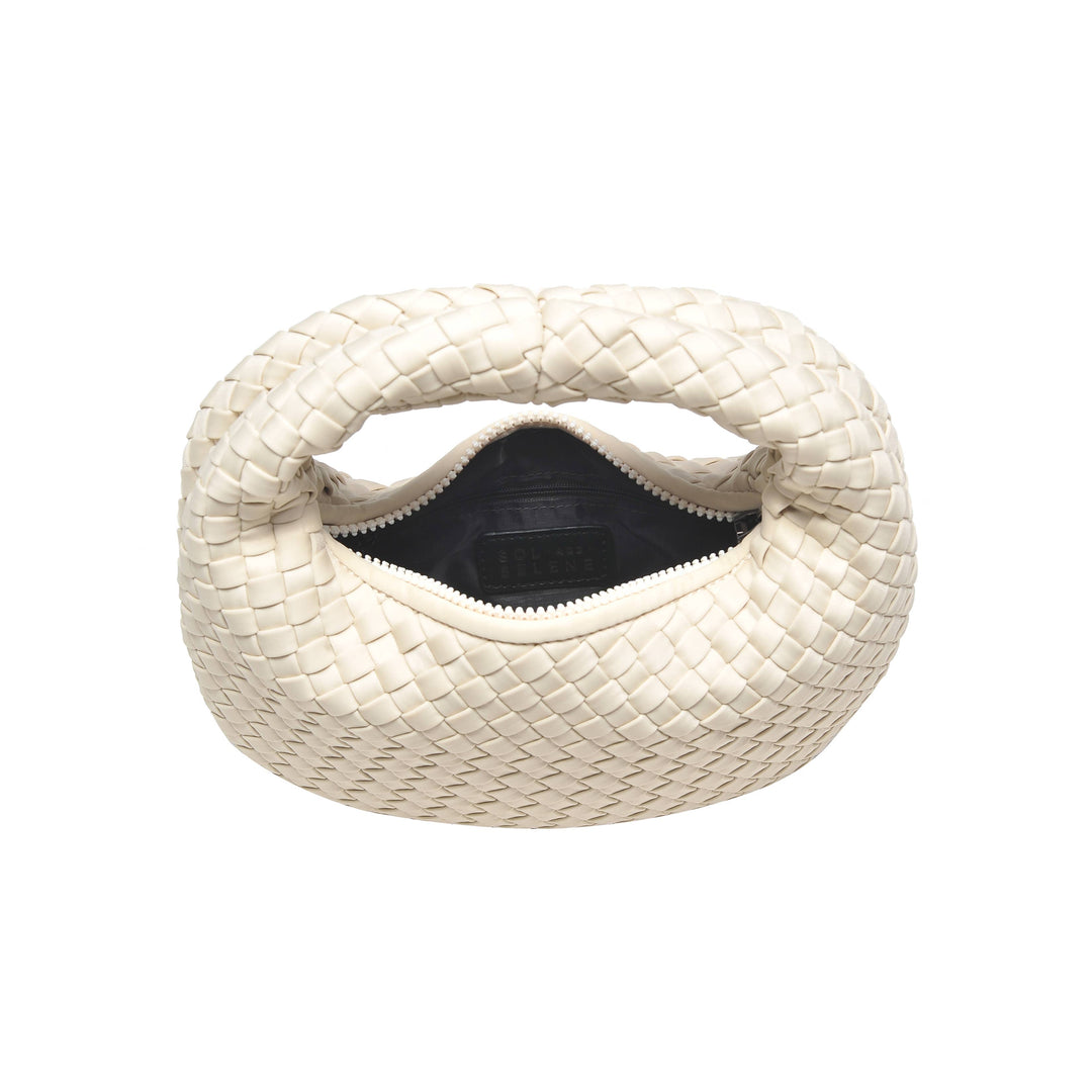Dare to Dream - Small Woven Neoprene Clutch: Dark Denim