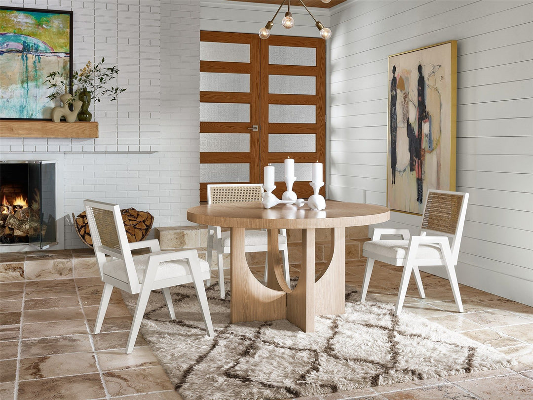 Nomad - Callon Round Dining Table - Light Brown