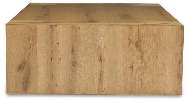 Bracken - Light Brown - Rectangular Cocktail Table