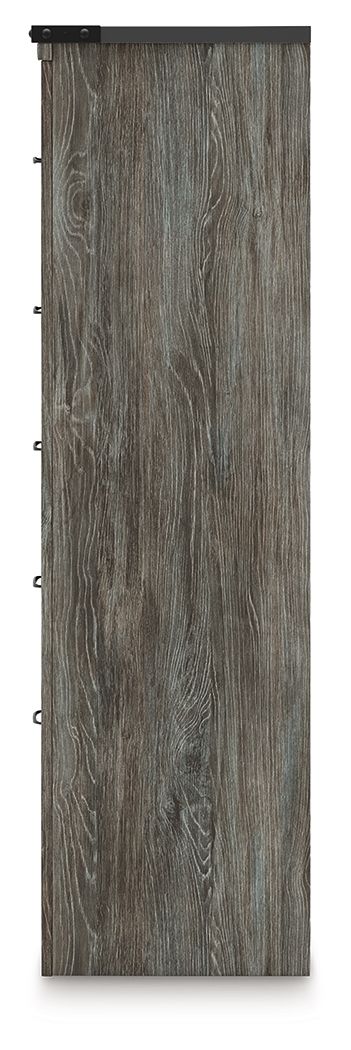 Frandern - Gray - Five Drawer Chest