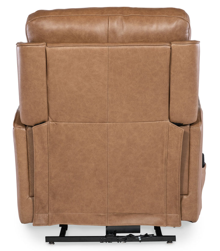 RC - Thyme Power Recliner With Power Headrest, Lumbar, And Lift - Light Brown