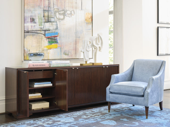 Rendezvous - Brentford Media Console - Dark Brown