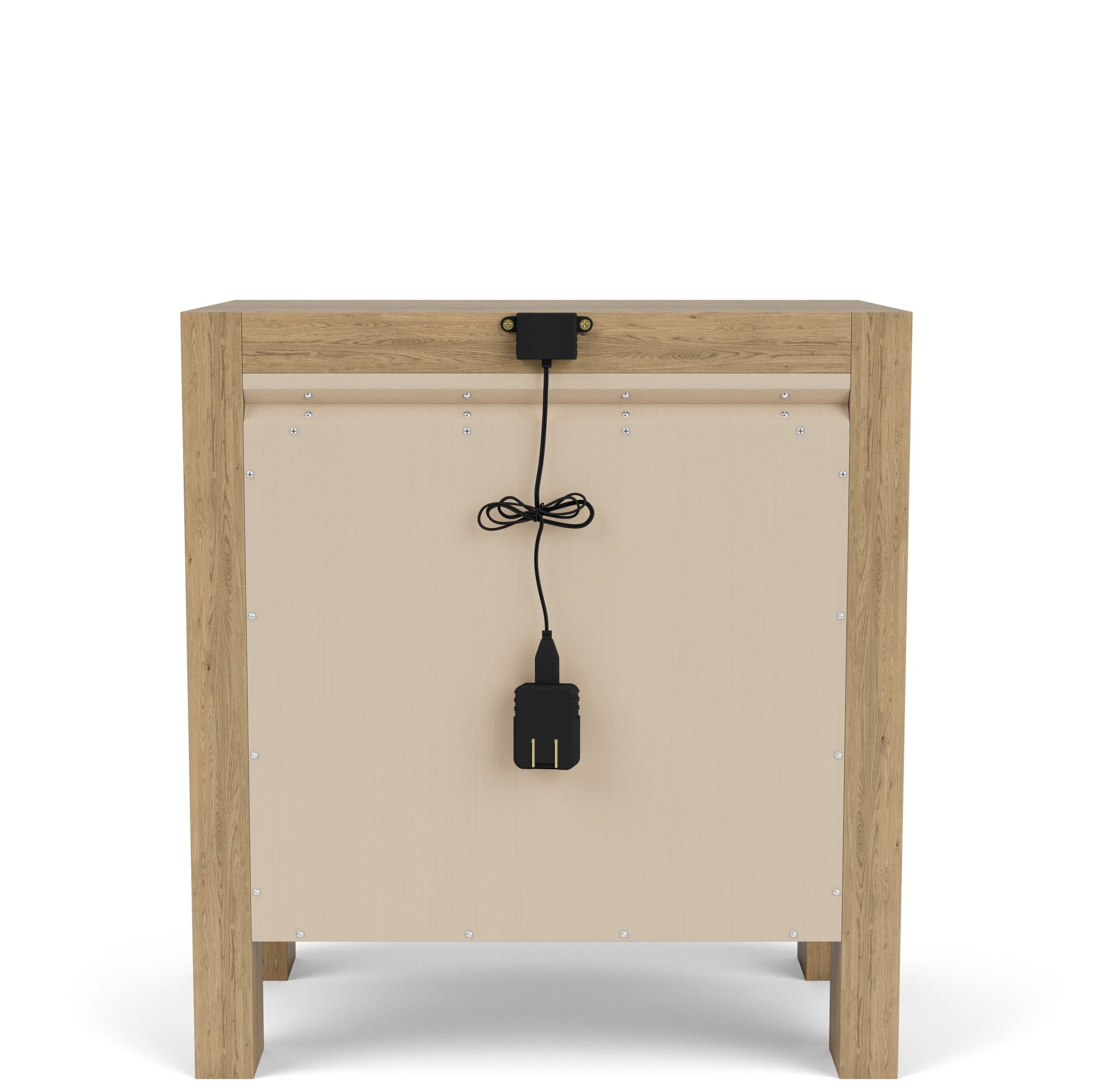 Davie - Wood One Drawer Nightstand - Light Brown