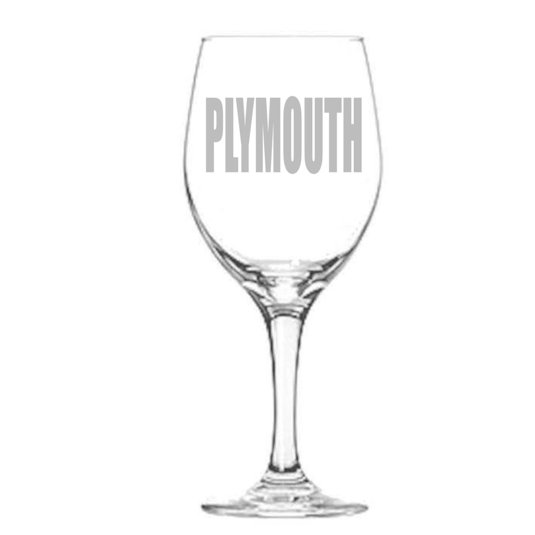 GLASSWARE - Custom Town Bold & Tall: Stemless Wine Glass