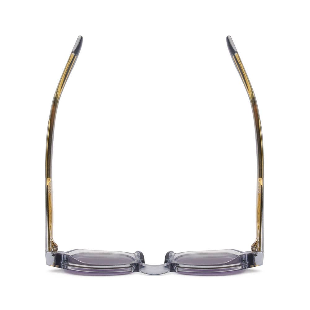 KYLIE | Transparent Grey | Gold Accent | Gradient Lens