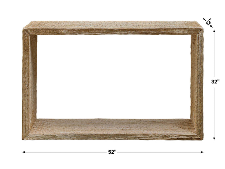Rora - Coastal Console Table - Light Brown