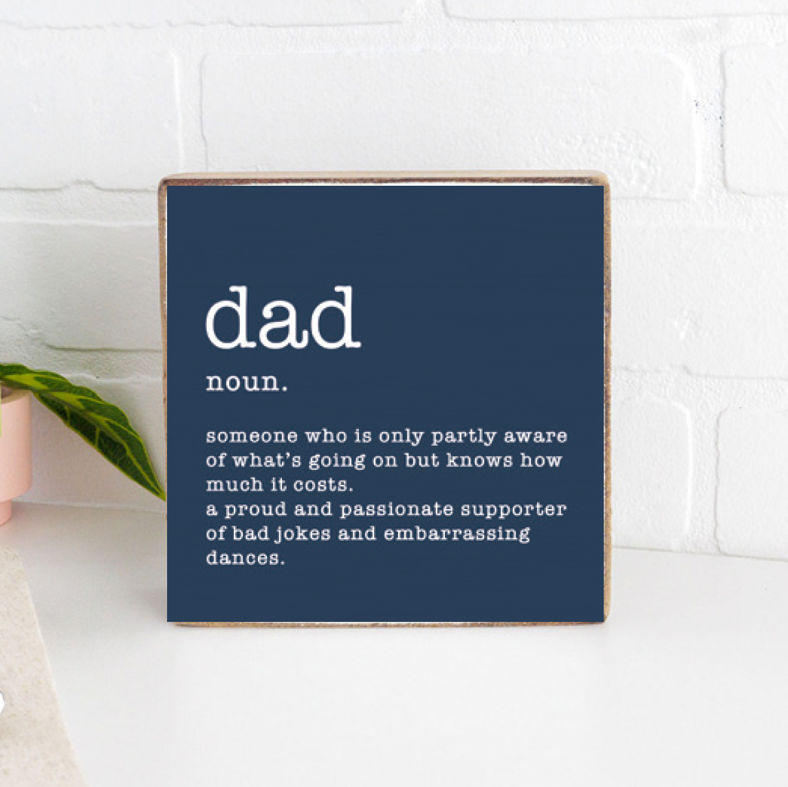 Dad Definition Block Sign