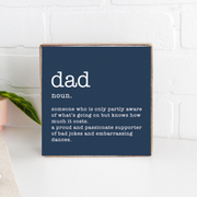 Dad Definition Block Sign