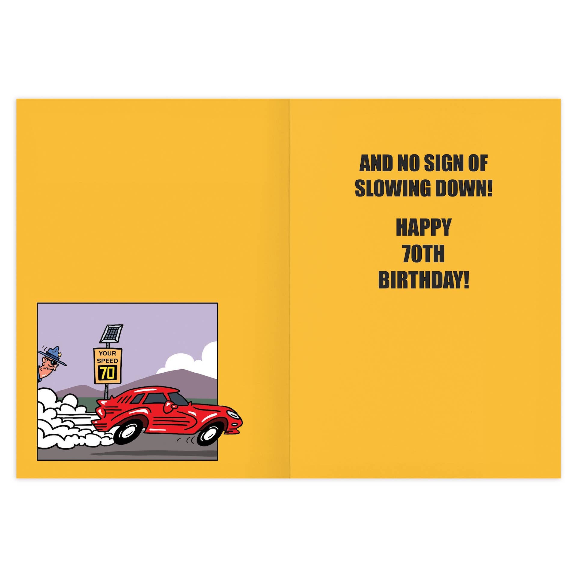 You Hit 70! 70th Birthday Card - 9480