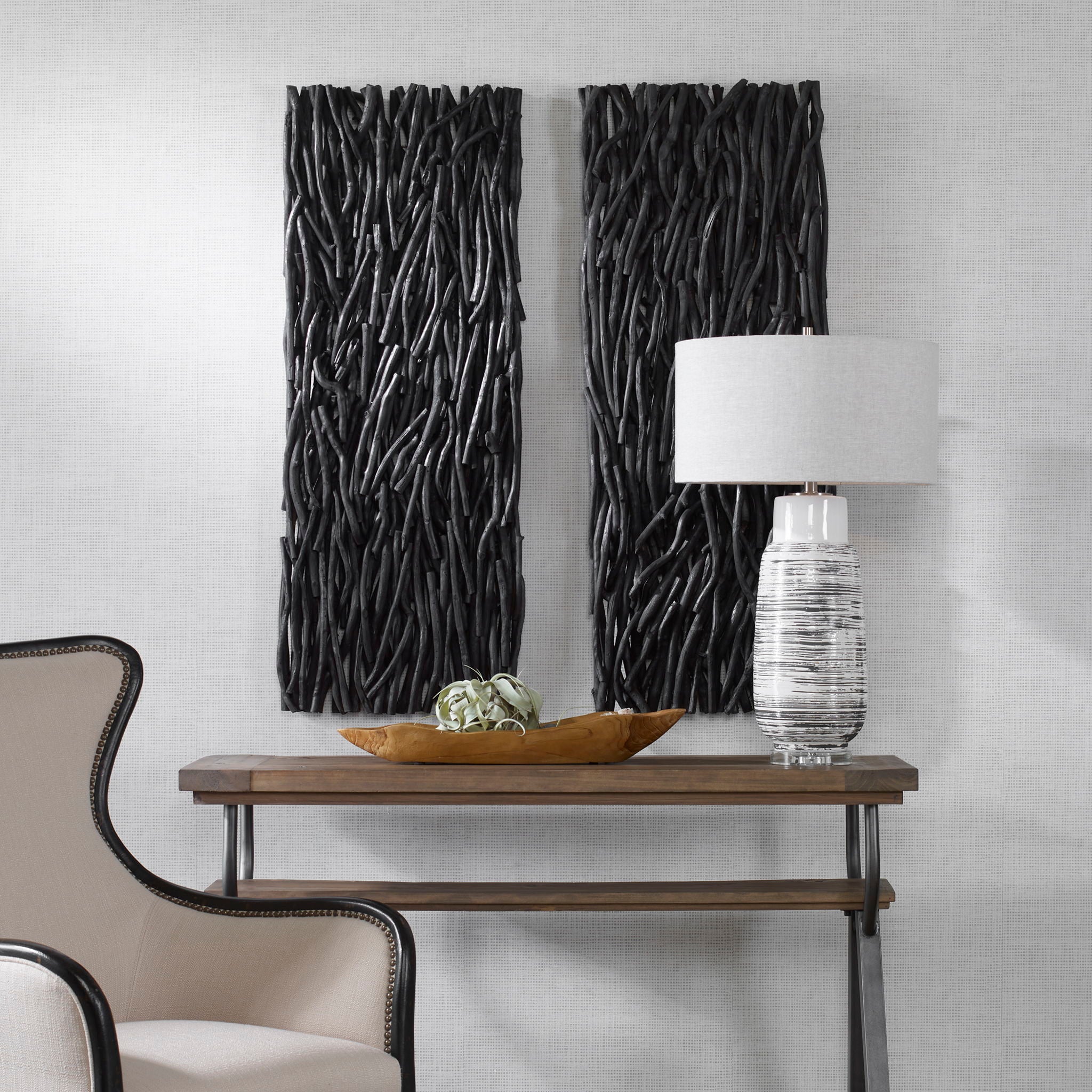 Gathered Teak - Wood Wall Decor