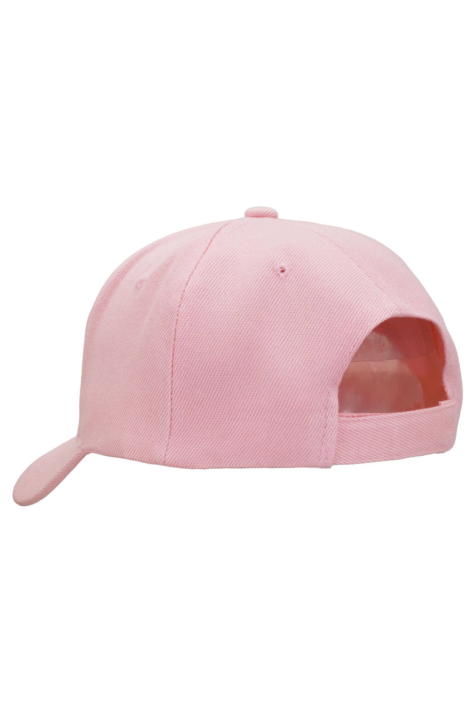 Blank Twill Acrylic Velcro Back Baseball Cap