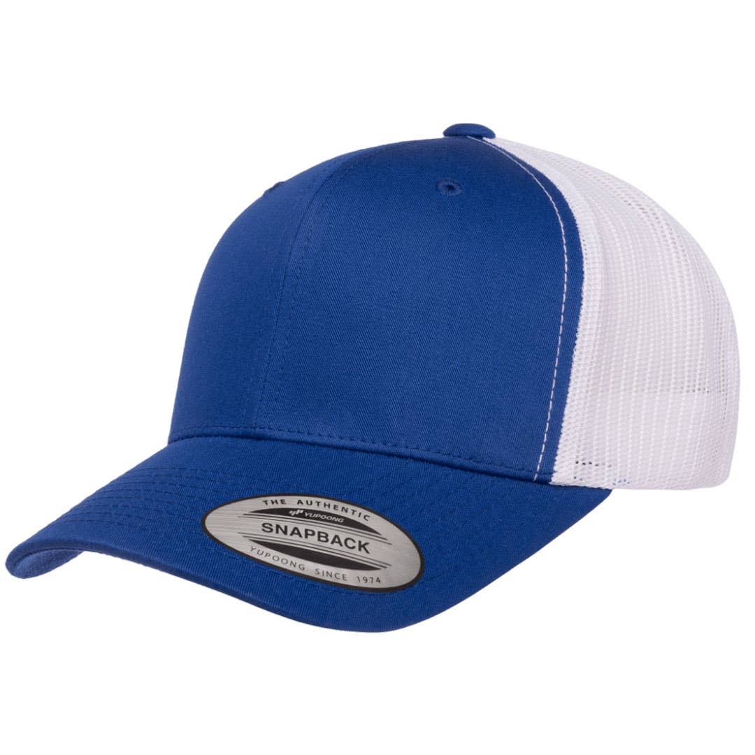 Morning Wood | Leather Patch Hat: Black / White