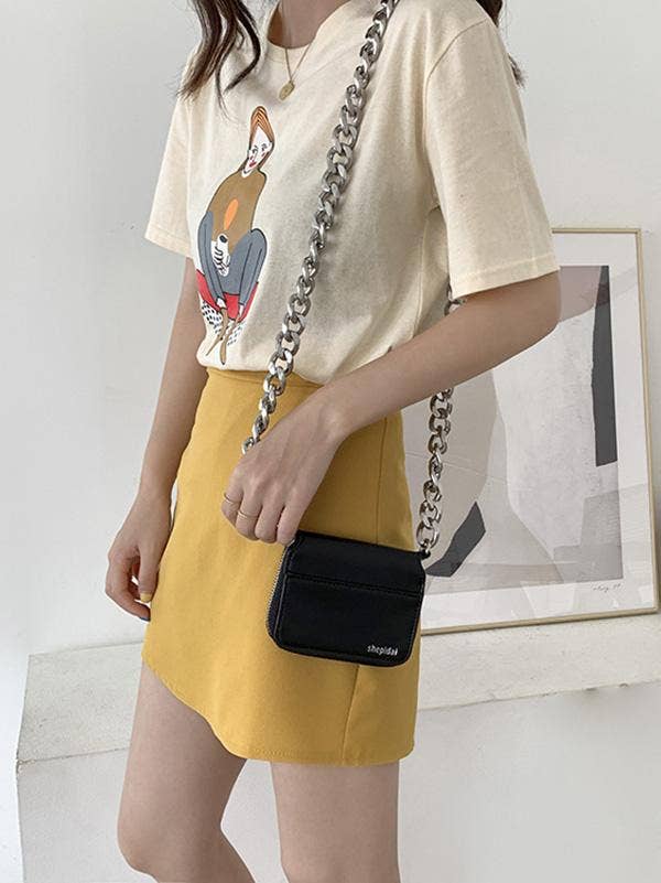 Fashion Chain Little Bags: BLACK