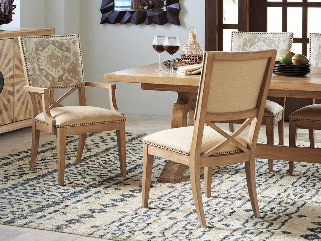 Los Altos - Alderman Upholstered Side Chair - Light Brown