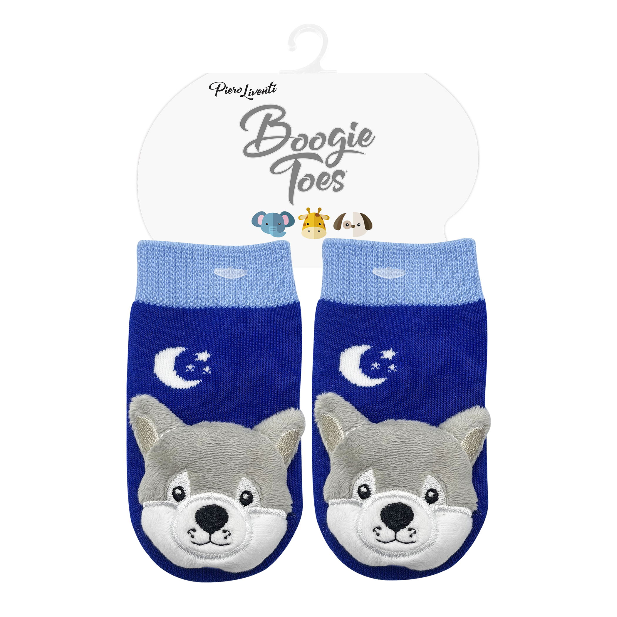 Baby Wolf Boogie Toes Rattle Socks: 0-1Y