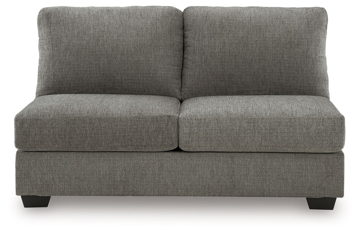 Clarington - 2 Pc. - 3-Piece Sectional And Oversized Ottoman - Greystone