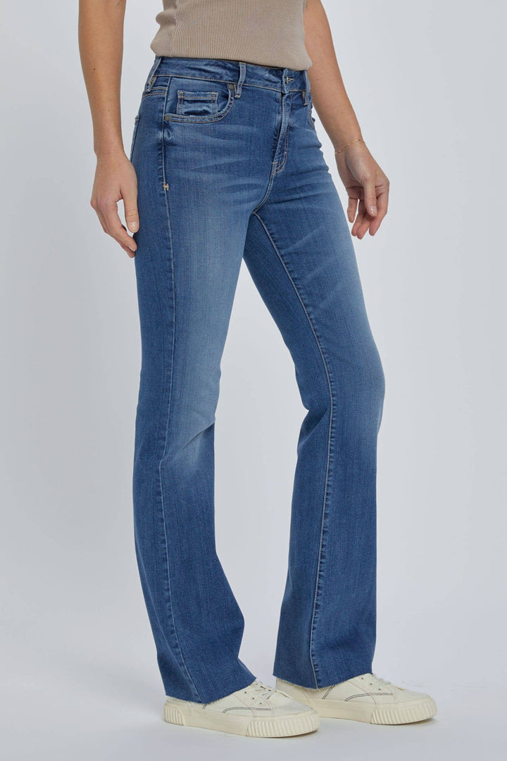 DARK WASH CLEAN STRETCH BOOTCUT: 25