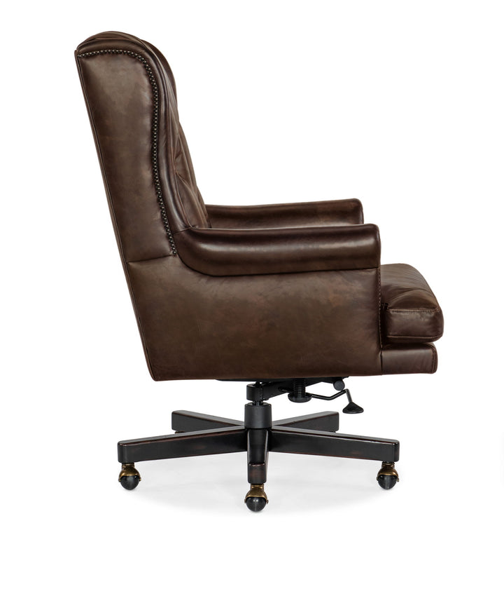 Charleston - Executive Swivel Tilt Chair - Dark Brown