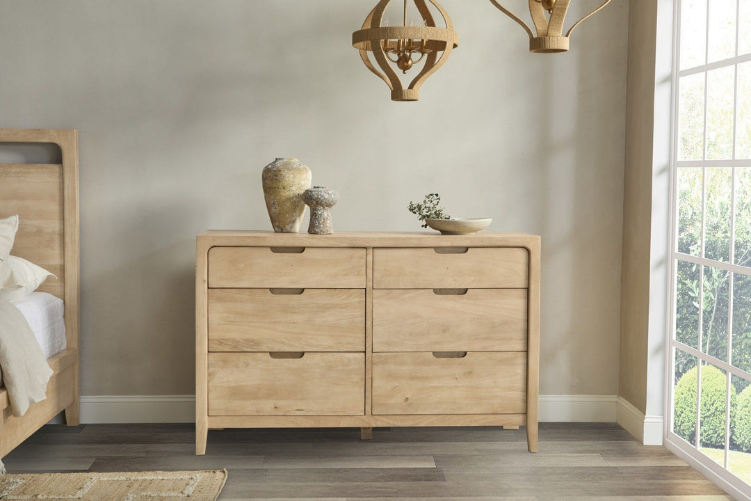 Laguna - 6 Drawer Dresser - Natural