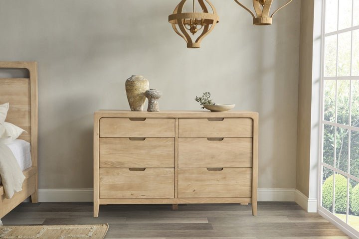 Laguna - 6 Drawer Dresser - Natural