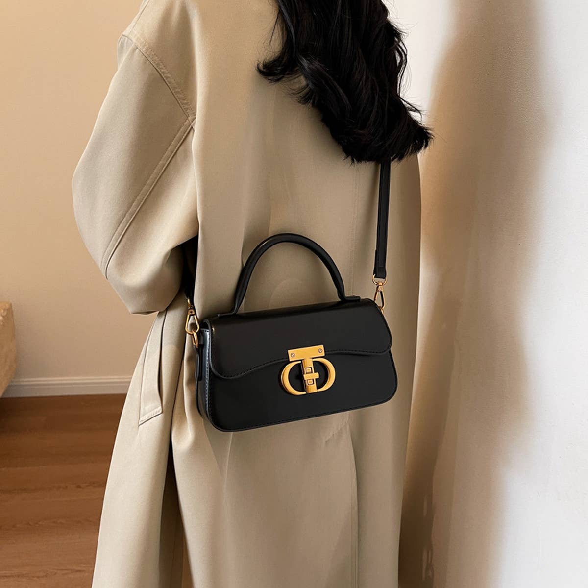 RETRO SMALL SQUARE HANDBAG SHOULDER CROSSBODY BAG_CWAB1556: WINE / (OS) 1