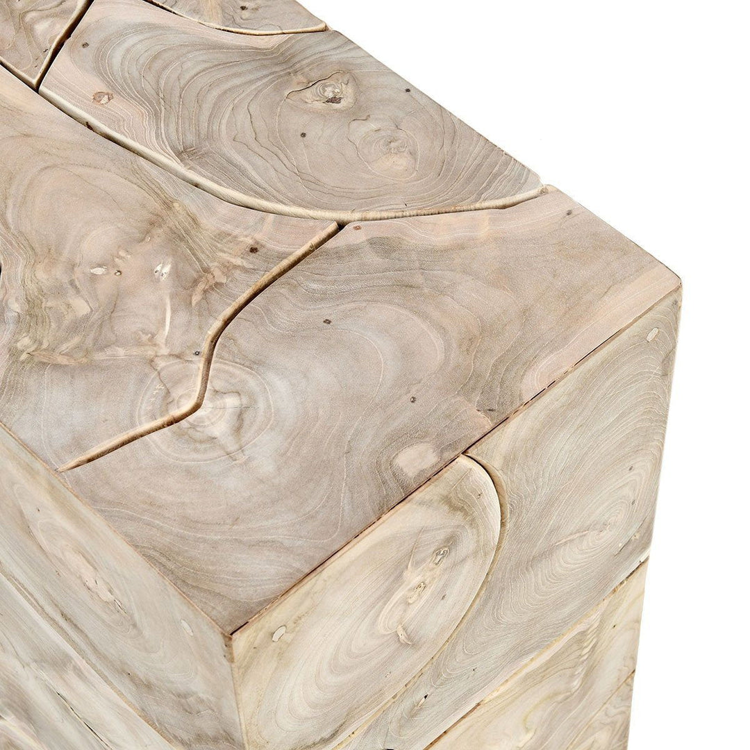 Sorrento - End Table - Bleached