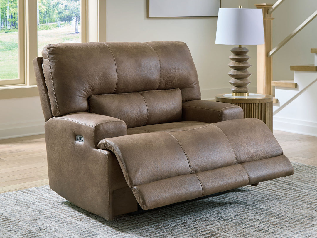 Beckley Place - Earth - Power Recliner With Adjustable Headrest