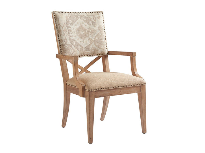 Los Altos - Alderman Upholstered Arm Chair - Light Brown