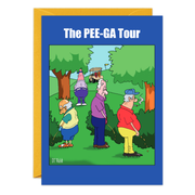 PEE-GA Tour Birthday Card