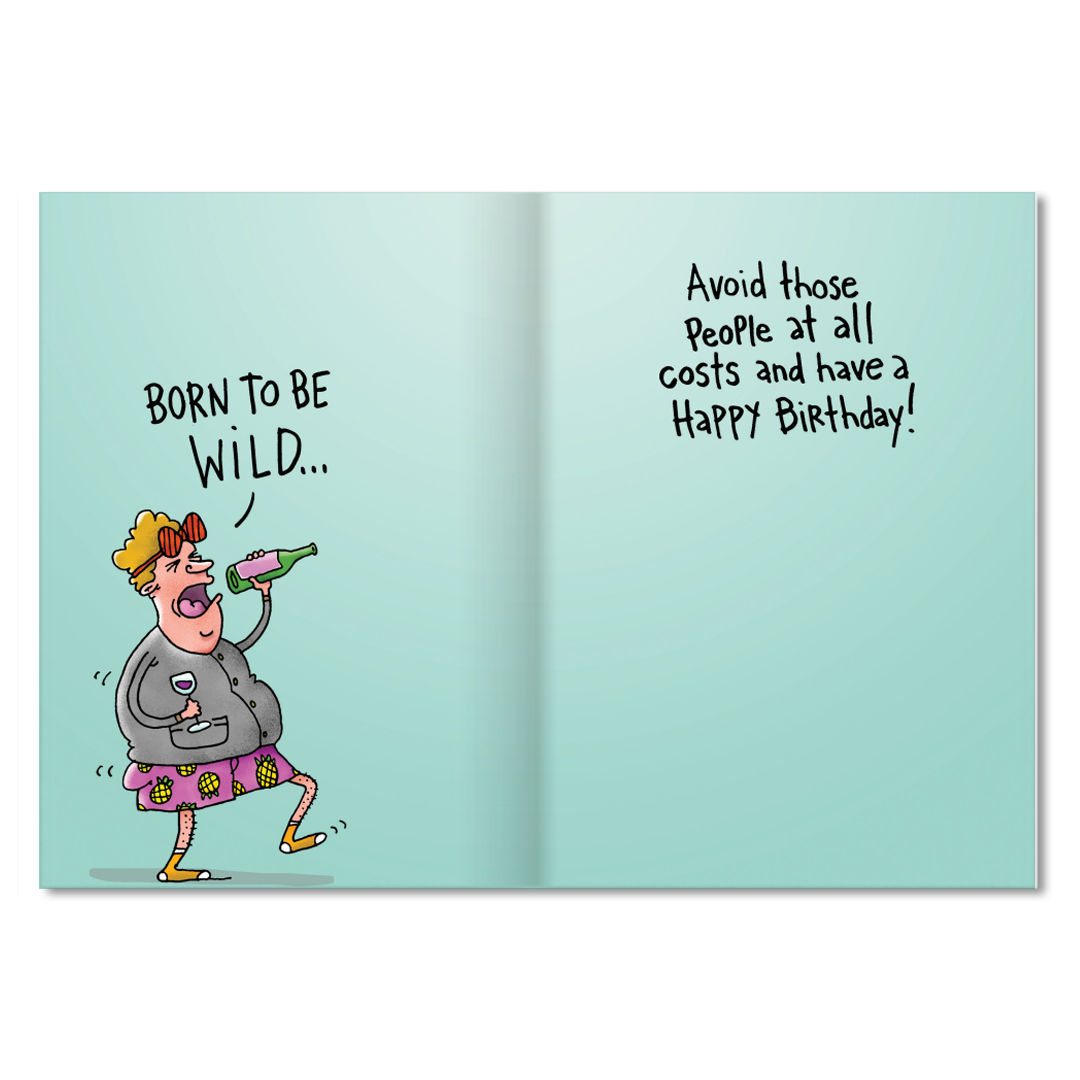 Inappropriate Behavior Birthday Card - 9188