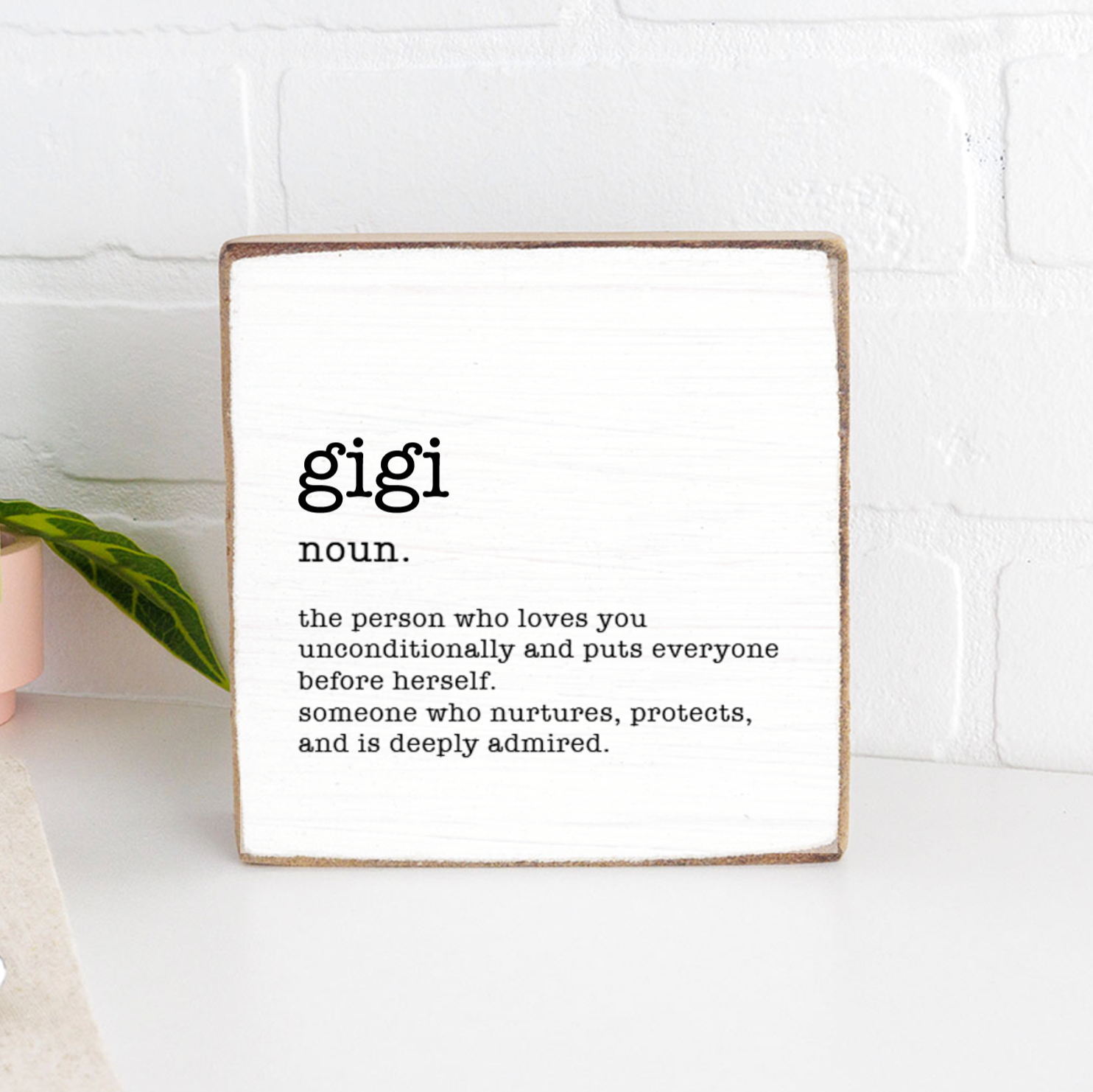 Gigi Definition Block Sign
