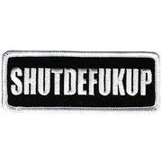 Shutdef@ckup Embroidered Patch – 4" x 2"