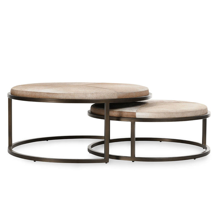 Hayword - Hide Nesting Coffee Tables (Set of 2) - Blonde
