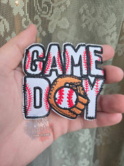 Game Day Baseball Glove Iron-On PATCH