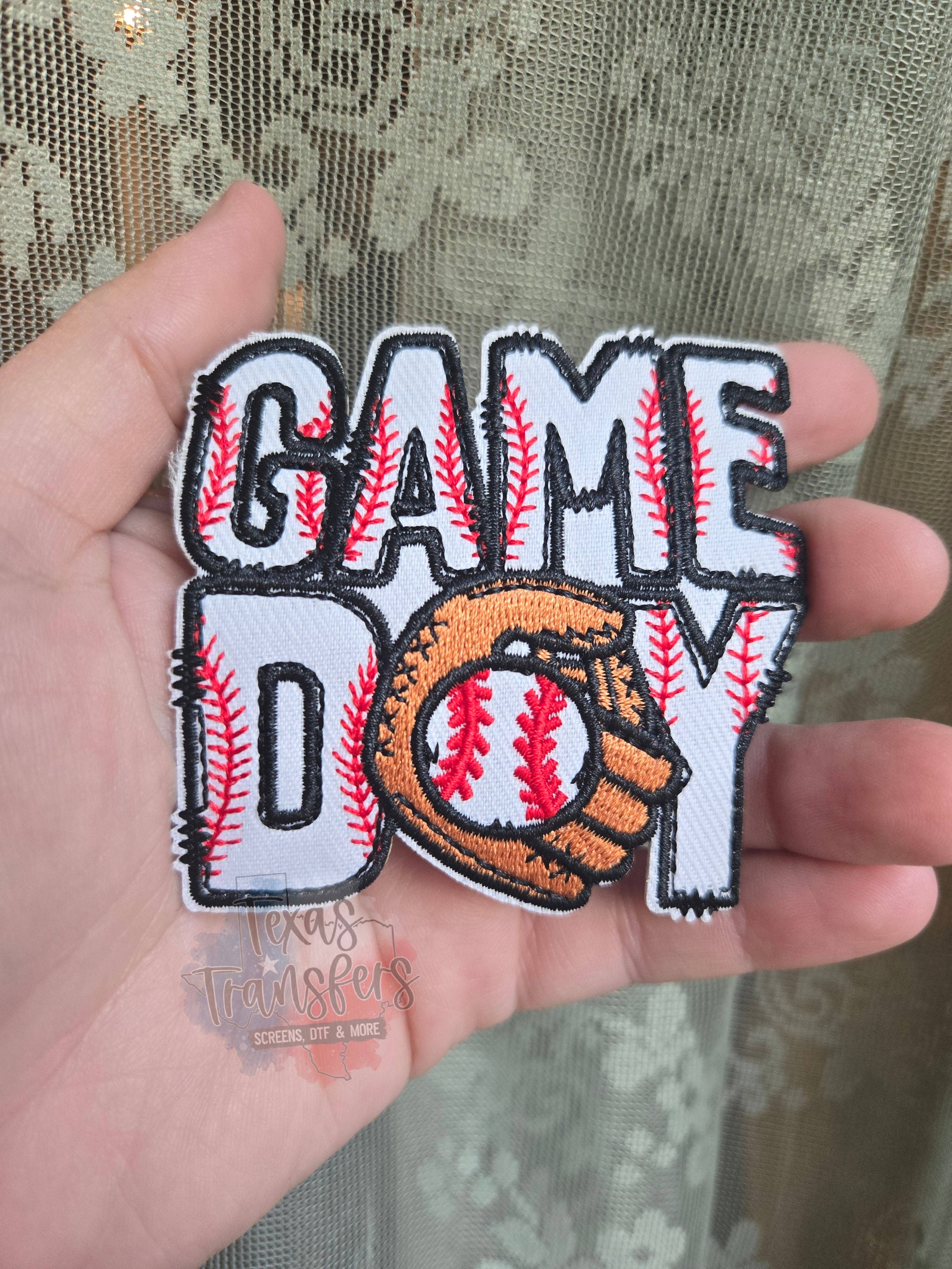 Game Day Baseball Glove Iron-On PATCH