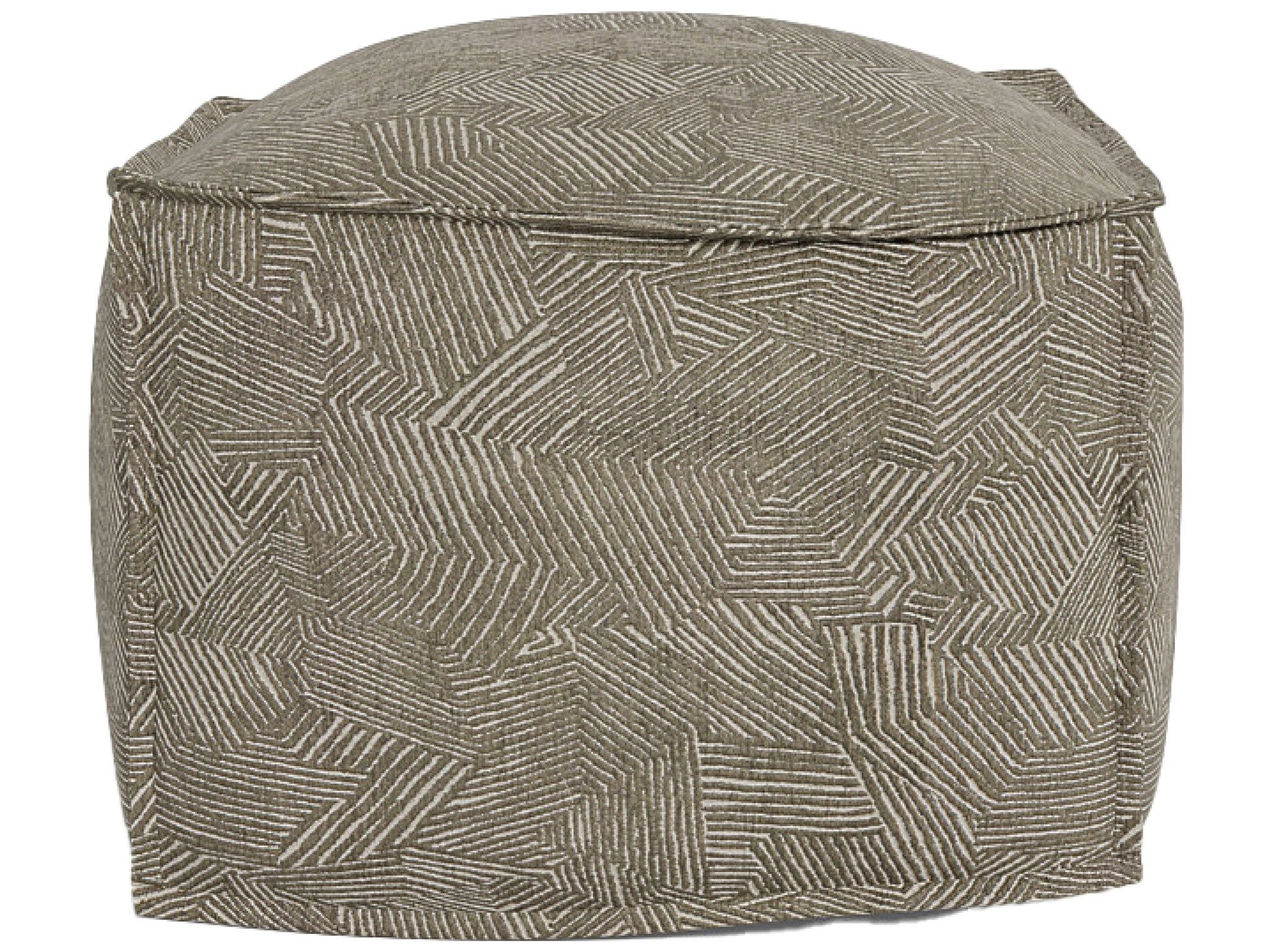 Bottega - Outdoor Ottoman, Special Order - Gray