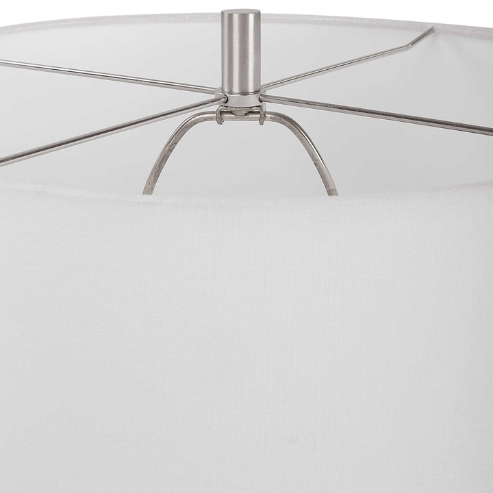 Loop - White Glaze Table Lamp