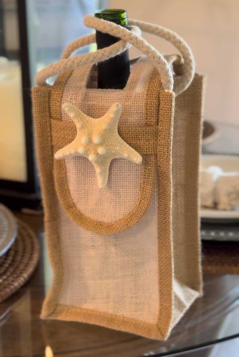 Wine Bottle Bag single/flap