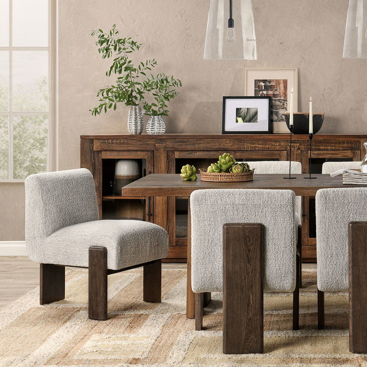 Chelsea - Upholstered Dining Chair - Pixel Ivory
