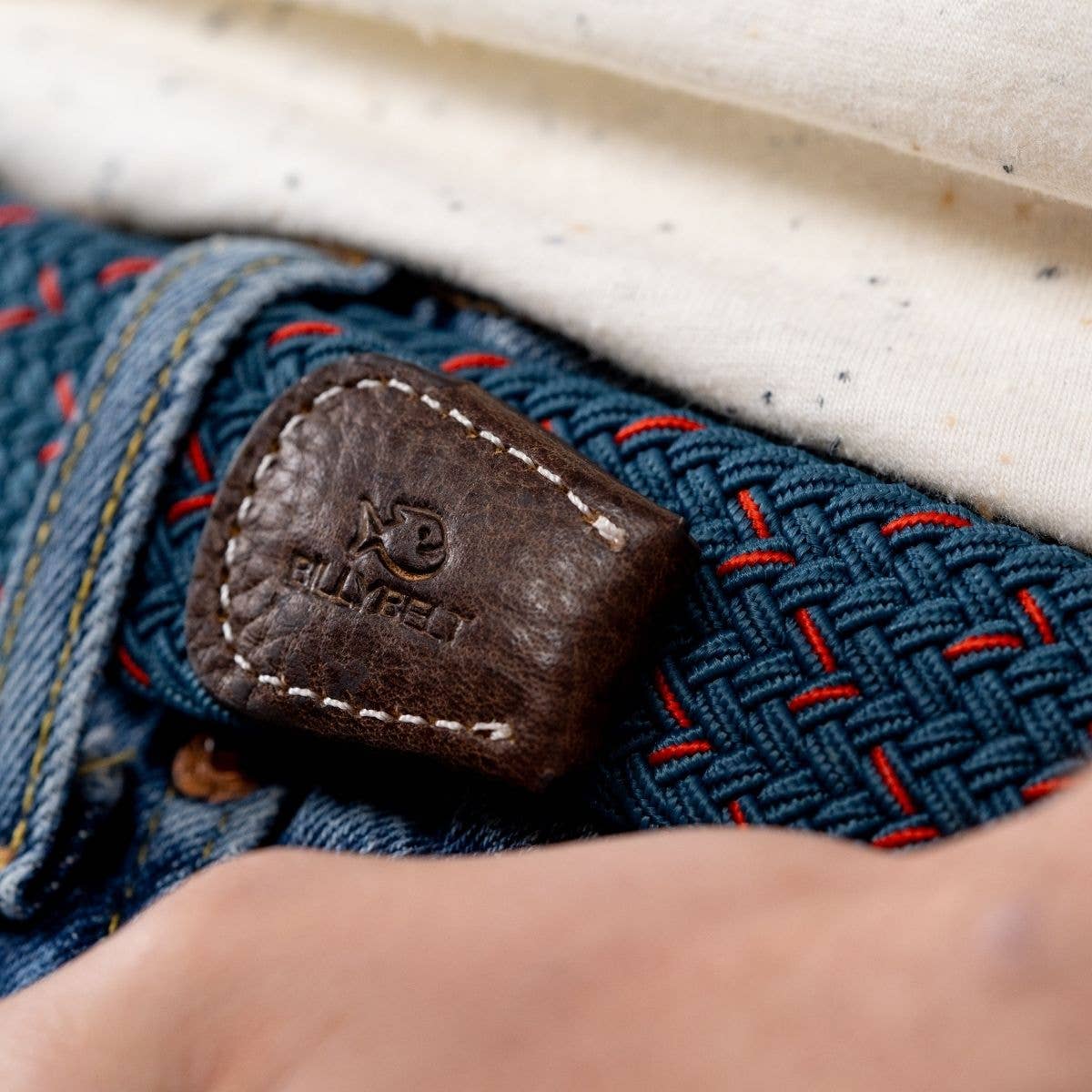 Fezzano elastic braided belt: Size 2